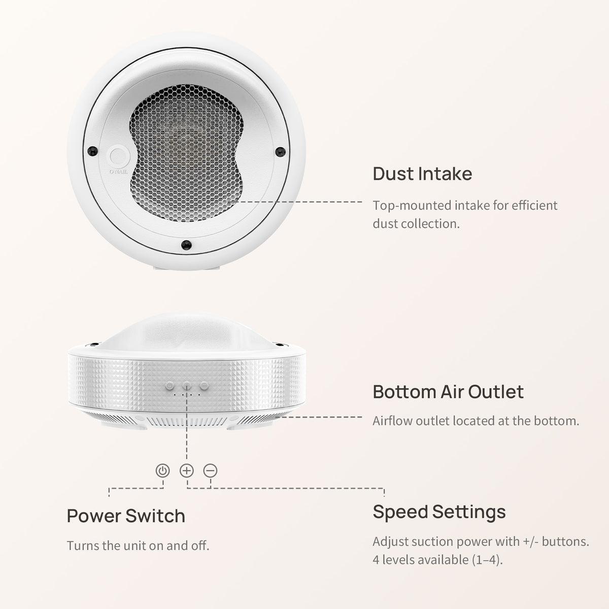 O NAIL Nail Dust Collector Tornado No.1