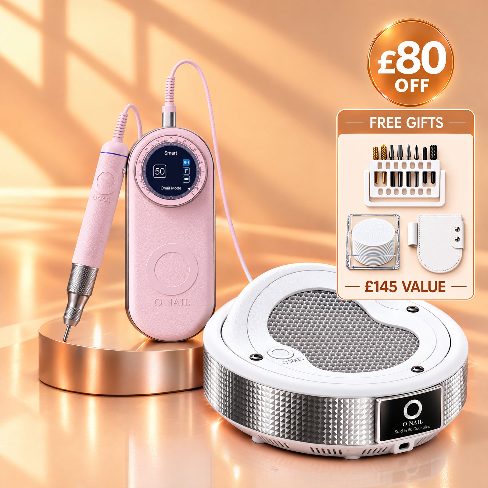 Nail Prep System | Nail Drill Pro Max + Dust Collector
